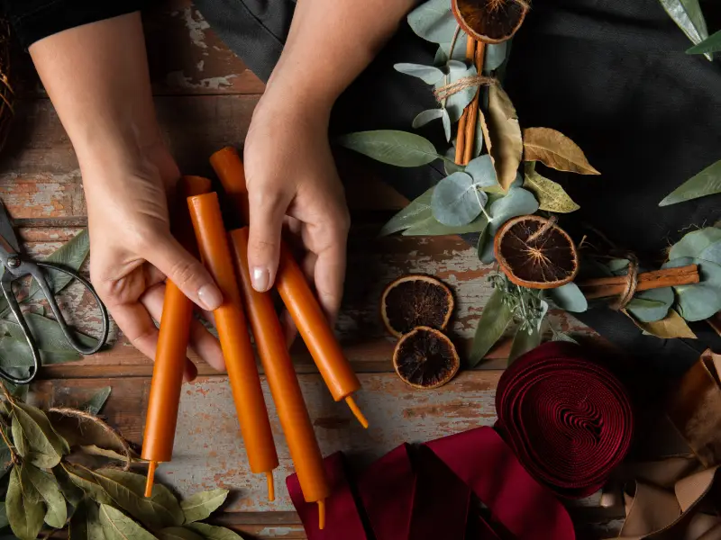 Taller velas artesanales equipo team building madrid navidad madrid smart