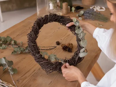 Corona navidad taller equipo team building madrid madrid smart