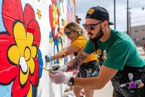 graffiti team building arte mural madrid madrid smart